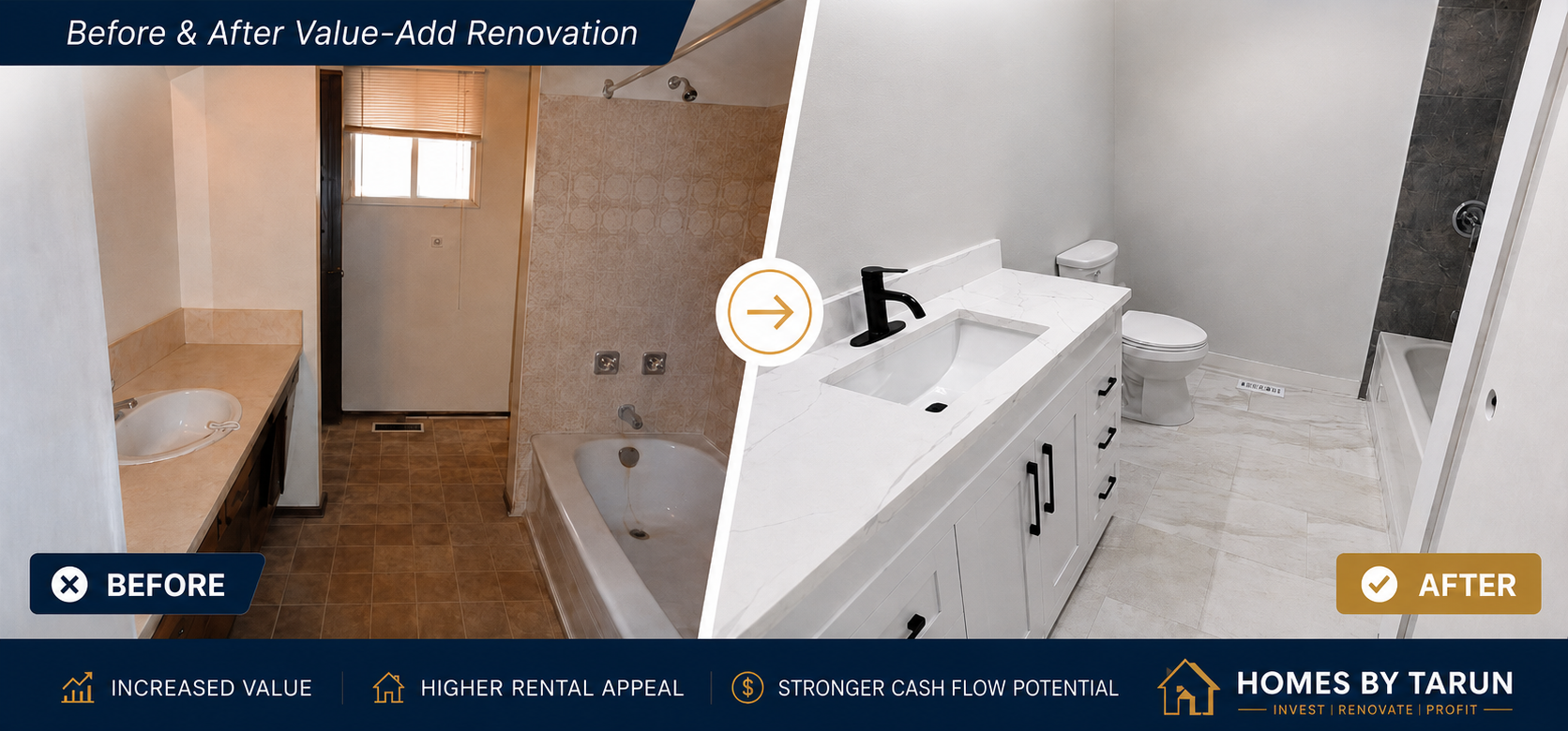 washroom remodel BRRRR CALGARY