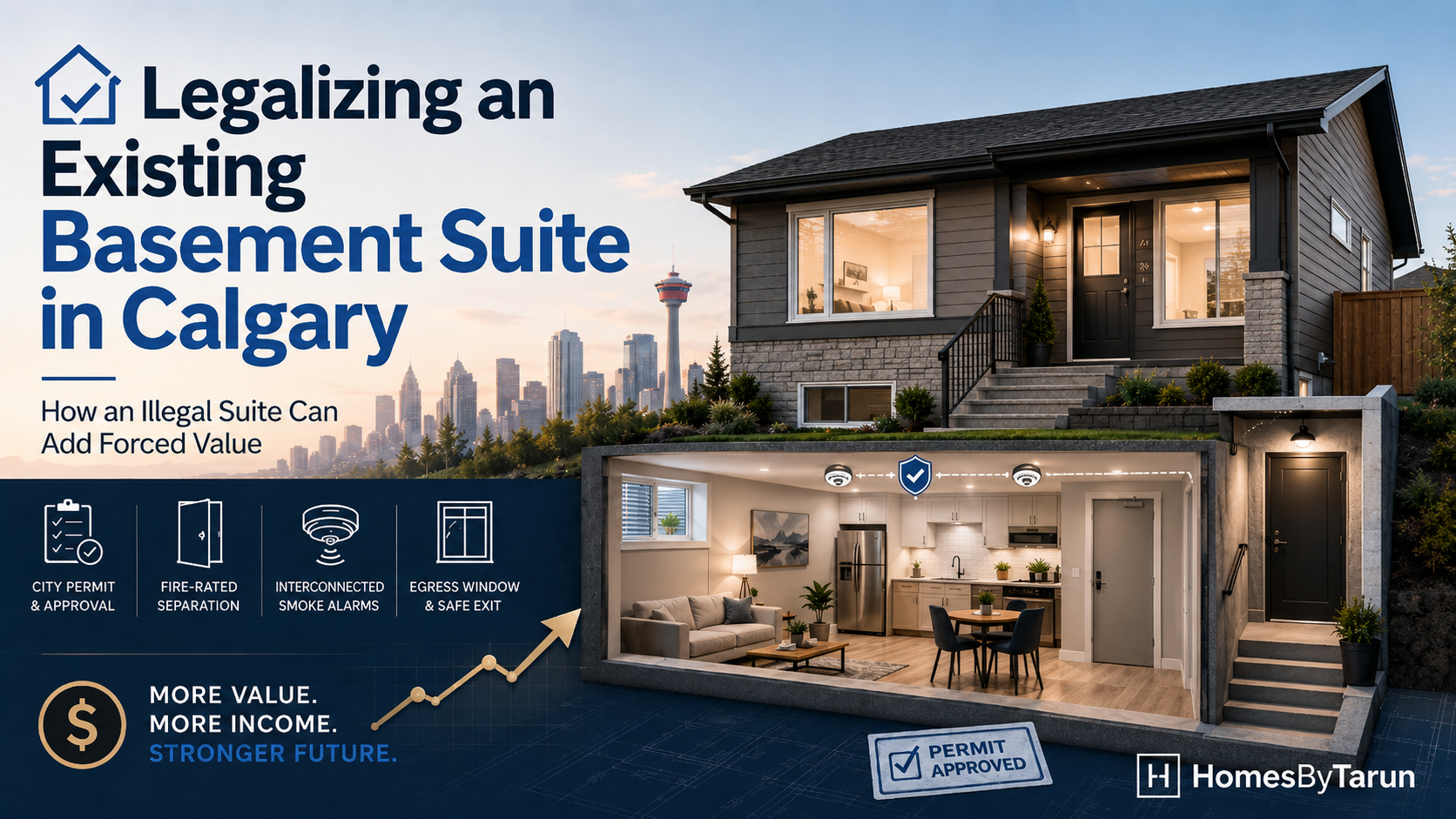 Legalizing an Existing Basement Suite in Calgary: A BRRRR Project That Can Add Value